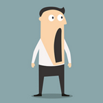 ungl&auml;ubig die Augen