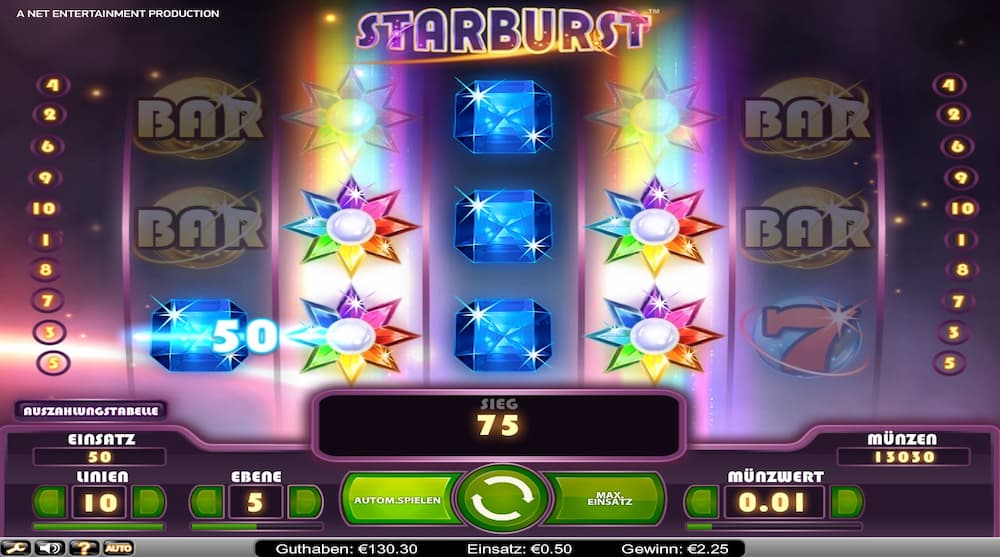 Starburst spielen