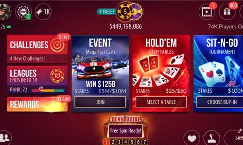 Zynga Lobby Screenshot